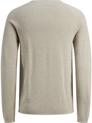 Jack & Jones Düz Renk Bisiklet Yaka Triko-Hill-12157321