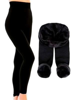 Larosa 2519 Içi Peluş Likralı Termal Tayt