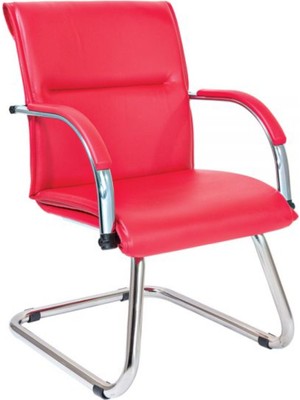 Bubu Home Klas Kırmızı U Ayak  Misafir Bekleme  Koltuğu