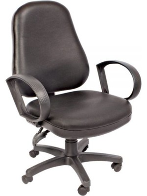 Bubu Home Klas Siyah   Deri Şef  Koltuğu