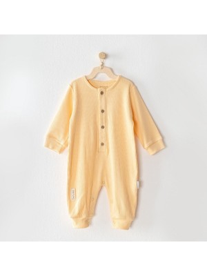 Andywawa Bebek Fitilli Düğmeli Tulum Sarı AC23650