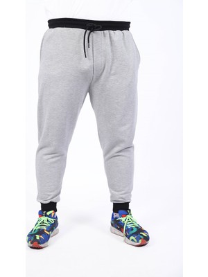 Moc Grande Mocgrande Büyük Beden Erkek Eşofman Altı 22515 Pamuk 3 İplik Kalın Soğuk Havalarda