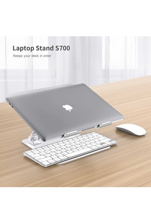 Wiwu S900 Yıkanabilir Yapıştırıcılı Mini Laptop Standı 2 Farklı Yükseklik  Ayarı 11-17 inc Uyumlu Laptop & Notebook & Mac