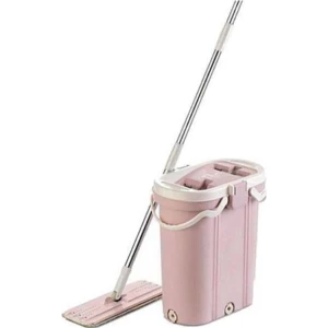 Vip Ahmet Pembe Premium Mop Temizlik Kova Seti
