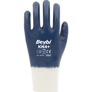 İş Eldiveni - Kn4 - Mavi - 12 Çift - 10