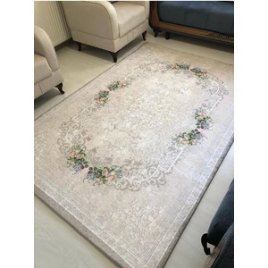 Miray Tekstil Modern Desen Lastikli Halı Örtüsü