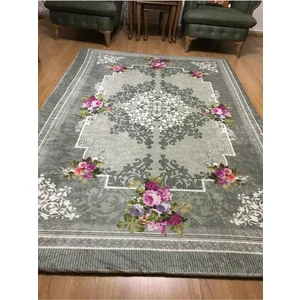 Miray Tekstil Modern Desen Lastikli Halı Örtüsü