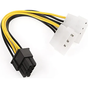 8 Pin Pcıe To 2x4 Pin Molex Ekran Kartı Power Kablosu
