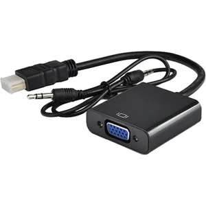 HDMI To VGA Ses Destekli HDMI Giriş VGA Çıkış Dönüştürücü