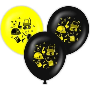 Çıtı Pıtı Store Inşaat Temalı Baskılı Balon 10'lu