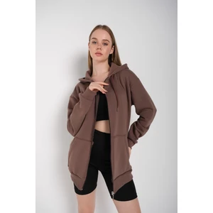Kadın Fermuarlı Hırka Sweat
