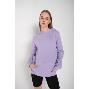 Kadın Oversize Kapüşonlu Sweatshirt