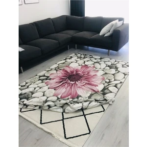 Fistanbul Halı Fistanbul Modern Desen Lastikli Halı Örtüsü