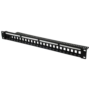 24 Port Boş Patch Panel / Cat5-Cat6-Cat7-Ftp