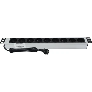 19" 1u 9'lu Fransız Soket Ups Alüminyum Rack Kabin Grup Prizi Pdu