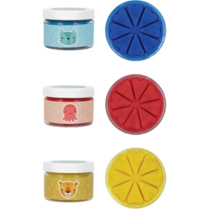 Play Dough Bonnie Play Dough Doğal Oyun Hamuru 3'lü Pastel Renk Seti 3*150GR