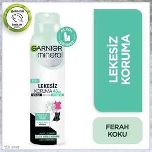 Mineral Lekesiz Koruma Ferah Koku Sprey Deodorant