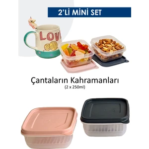 Mini 2'li Saklama Kabı Seti