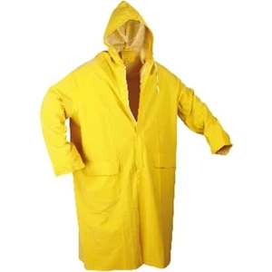 Maxsafety Pvc Yağmurluk Balıkçı Işçi Yagmurluk 035 mm Sarı Renk