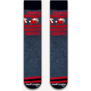 Neşeli Çoraplar Super Mario Renkli Kadın Çorap