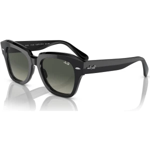State Street Unisex Siyah Güneş Gözlüğü Rb 2186 901/71 49