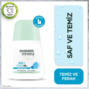 Mineral Saf ve Temiz Roll-On Deodorant