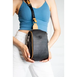 Impolo Lilyan Siyah Taba Kadın Bel ve Çapraz Çanta 25X16 Ebatında