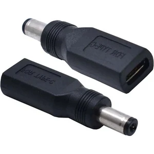 USB 3.1 Type-C To 5.5*2.1mm Çevrici Dönüştürücü Konnektör Usb-C Laptop Şarj Güç Adaptörü