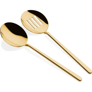 The Mia Salata Servis Seti Gold 2 Parça