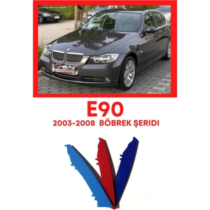 3 Serisi E90 2003-2008 3 Renk Stil Panjur Böbrek Şeridi