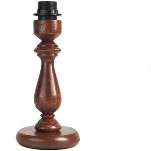 Ahşap Abajur Ayağı Model Kahve Rengi