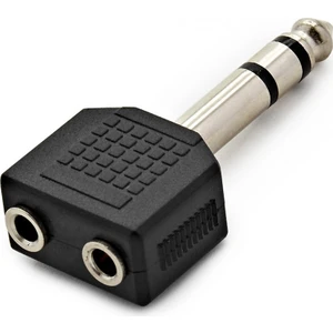 BK Teknoloji 6.35MM (1/4 Inç) Erkek To 2 x 3.5mm (1/8 Inç) Dişi Ses Adaptörü