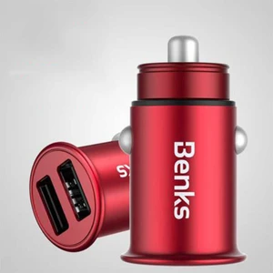 C27 Araç Şarj Cihazı Çift USB 4.8A Hızlı Şarj Aleti Çakmaklık Tipi