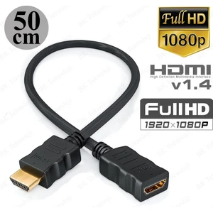 BK Teknoloji HDMI 1.4 Erkek-Dişi Kısa Uzatma Kablosu 3D Full Hd - 50CM