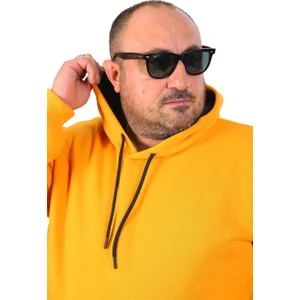 Moc Grande  Büyük Beden Erkek Basic Sweat Kapüşonlu 11700
