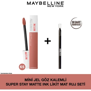 Maybelline Mini Jel Göz Kalemli  Matte Ink Likit Mat Ruj Seti - 65 Seductress