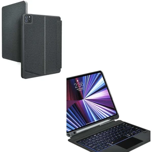 Apple iPad Pro 11 2021 (3.nesil) Wiwu Mag Touch Klavyeli Standlı Kılıf