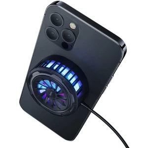 W07 2 In 1 Magnetic Rgb Telefon Soğutucu Fan & Magsafe Şarj Aygıtı 15W Kablosuz Şarj Aleti