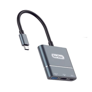Go Des GD-6827 Type-C To Hdtv Ses ve Görüntü Aktarıcı Adaptör 4K Görüntü Desteği