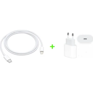 Apple iPhone Usb-C 20W Adaptör ve 1m Şarj Kablosu-3. Nesil Şarj Adaptörü ve Kablo