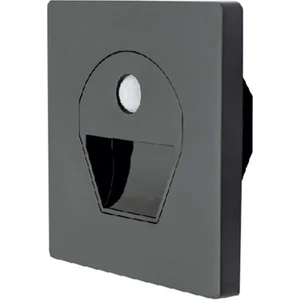 1 Watt Siyah Kasa Gün Işığı Sensörlü Geçmeli Kasaya Uygun Koridor Armatür Ct 5170