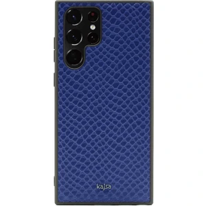 Galaxy S22 Ultra Kılıf Kajsa Pearl Pattern Hakiki Deri Kapak