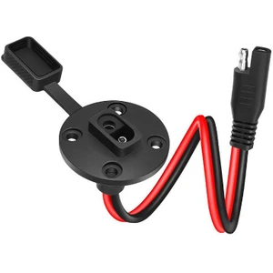 Panel Tipi Su Geçirmez Sae Konnektör - Solar Jeneratör Batarya Şarj Cihazı Uyumlu