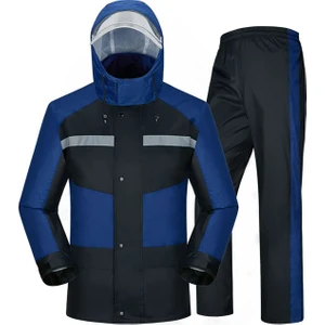 Motosiklet Su Geçirmez Ceket Pvc Yağmurluk (Yurt Dışından)