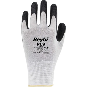 İş Eldiveni - Pl9 Beyaz - 12 Çift - 10