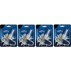 Wellnax Breeze Refresh Wc & Klozet Blok Zambak Desenli X4