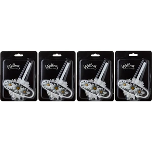 Wellnax Breeze Refresh Wc & Klozet Blok Papatya Desenli X4