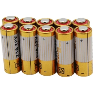Ata Elektronik 2 Kart - 10 Adet - Alkalin 23A Garaj Bariyer Kepenk Oyuncak Alarm Kumandası  Kapı Zili Pili 10PCS  A23 E23A MN21 MS21 V23GA L1028 Alkalin Pil