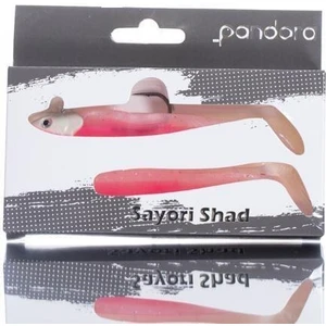 Sayori Shad 8 cm 12 gr Striped Glow Pink Silikon Yem