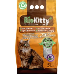 Beyaz Bentonit Kedi Kumu Lavanta Kokulu Ultra Topaklanan Tozsuz  5L X 4 Adet